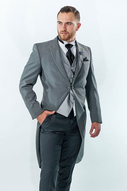 grey morning suit